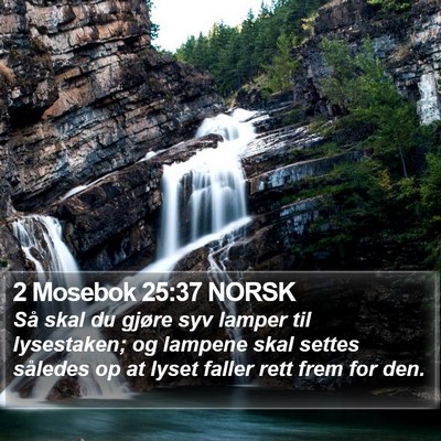 2 Mosebok 25:37 NORSK Bible Verse Image