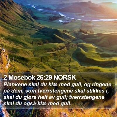 2 Mosebok 26:29 NORSK Bible Verse Image
