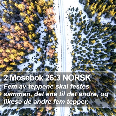 2 Mosebok 26:3 NORSK Bible Verse Image