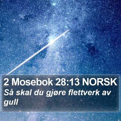 2 Mosebok 28:13 NORSK Bible Verse Image