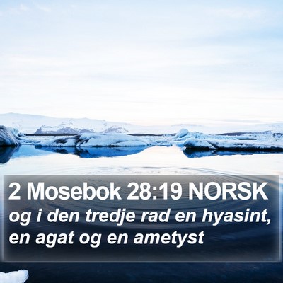 2 Mosebok 28:19 NORSK Bible Verse Image
