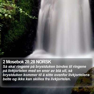2 Mosebok 28:28 NORSK Bible Verse Image