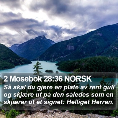 2 Mosebok 28:36 NORSK Bible Verse Image