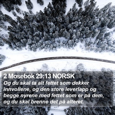 2 Mosebok 29:13 NORSK Bible Verse Image
