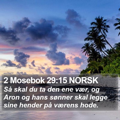 2 Mosebok 29:15 NORSK Bible Verse Image