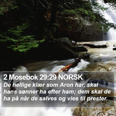 2 Mosebok 29:29 NORSK Bible Verse Image