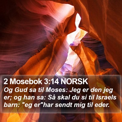 2 Mosebok 3:14 NORSK Bible Verse Image