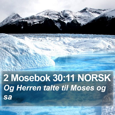 2 Mosebok 30:11 NORSK Bible Verse Image