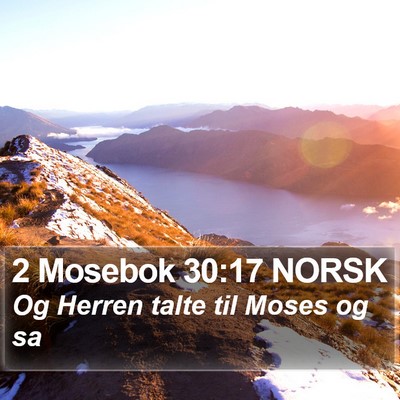 2 Mosebok 30:17 NORSK Bible Verse Image