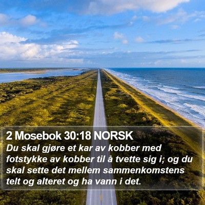 2 Mosebok 30:18 NORSK Bible Verse Image