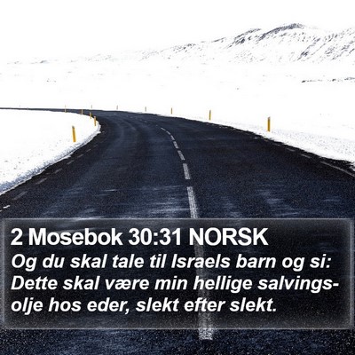2 Mosebok 30:31 NORSK Bible Verse Image