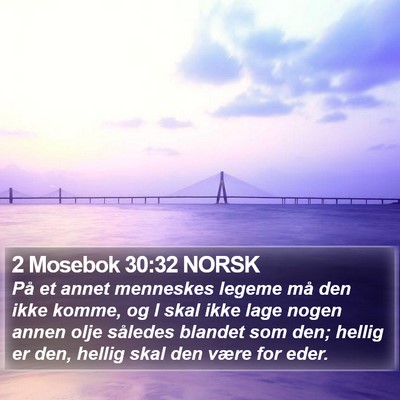 2 Mosebok 30:32 NORSK Bible Verse Image