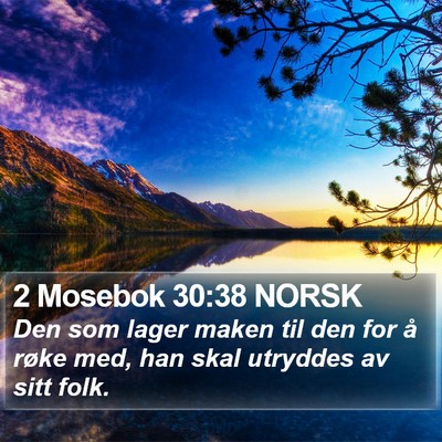 2 Mosebok 30:38 NORSK Bible Verse Image
