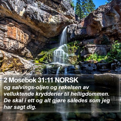 2 Mosebok 31:11 NORSK Bible Verse Image