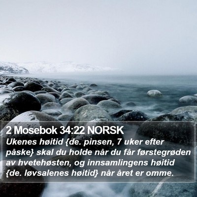 2 Mosebok 34:22 NORSK Bible Verse Image