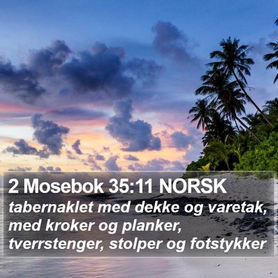 2 Mosebok 35:11 NORSK Bible Verse Image