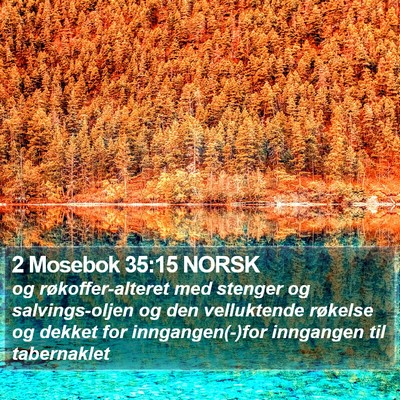 2 Mosebok 35:15 NORSK Bible Verse Image