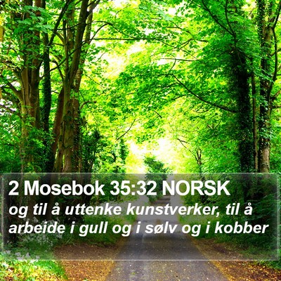 2 Mosebok 35:32 NORSK Bible Verse Image