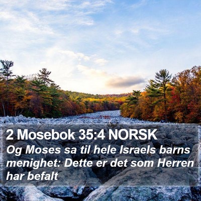 2 Mosebok 35:4 NORSK Bible Verse Image