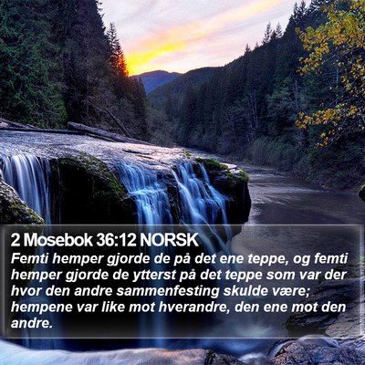 2 Mosebok 36:12 NORSK Bible Verse Image