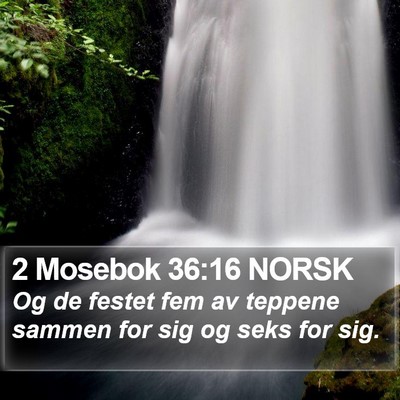 2 Mosebok 36:16 NORSK Bible Verse Image