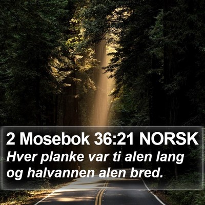 2 Mosebok 36:21 NORSK Bible Verse Image