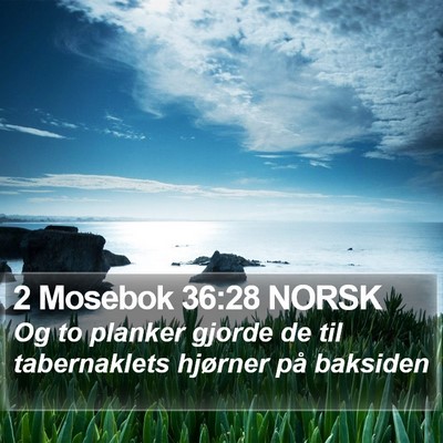 2 Mosebok 36:28 NORSK Bible Verse Image