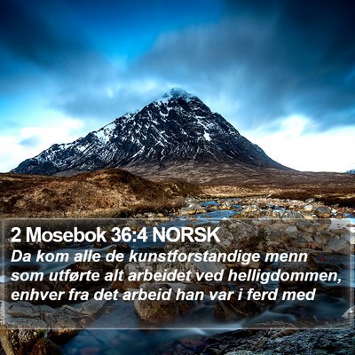 2 Mosebok 36:4 NORSK Bible Verse Image