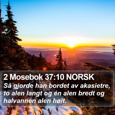 2 Mosebok 37:10 NORSK Bible Verse Image