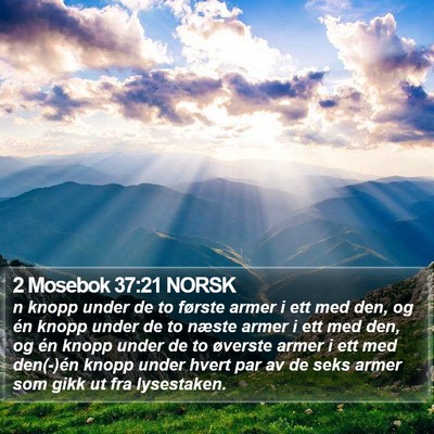 2 Mosebok 37:21 NORSK Bible Verse Image