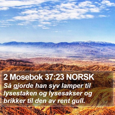 2 Mosebok 37:23 NORSK Bible Verse Image