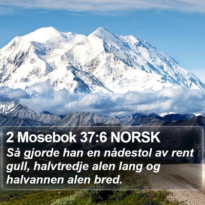 2 Mosebok 37:6 NORSK Bible Verse Image
