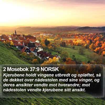 2 Mosebok 37:9 NORSK Bible Verse Image
