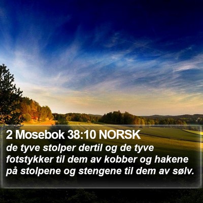 2 Mosebok 38:10 NORSK Bible Verse Image