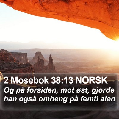 2 Mosebok 38:13 NORSK Bible Verse Image