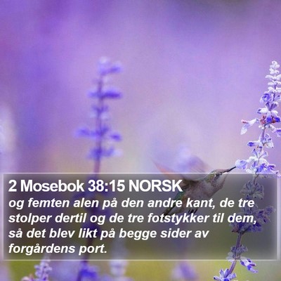 2 Mosebok 38:15 NORSK Bible Verse Image