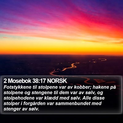 2 Mosebok 38:17 NORSK Bible Verse Image