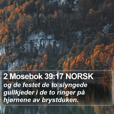 2 Mosebok 39:17 NORSK Bible Verse Image