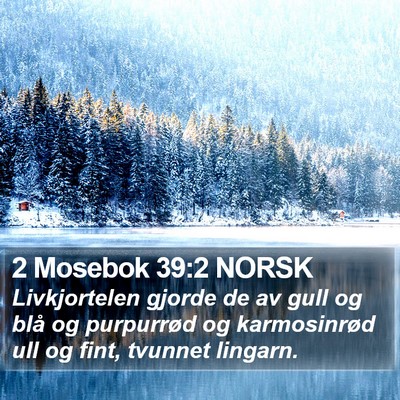 2 Mosebok 39:2 NORSK Bible Verse Image
