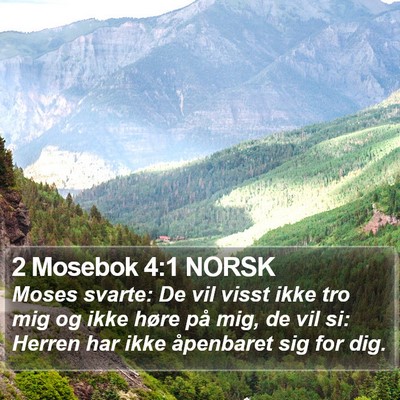 2 Mosebok 4:1 NORSK Bible Verse Image