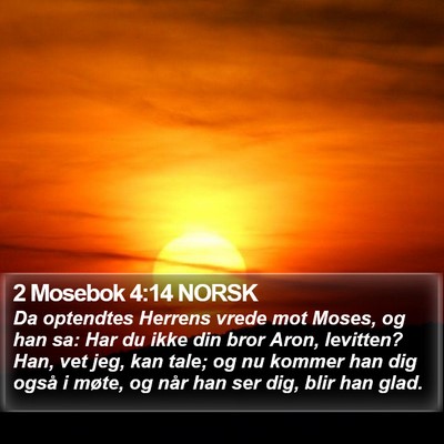 2 Mosebok 4:14 NORSK Bible Verse Image