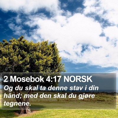 2 Mosebok 4:17 NORSK Bible Verse Image