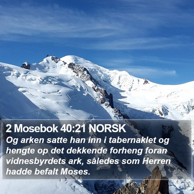 2 Mosebok 40:21 NORSK Bible Verse Image