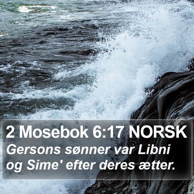 2 Mosebok 6:17 NORSK Bible Verse Image