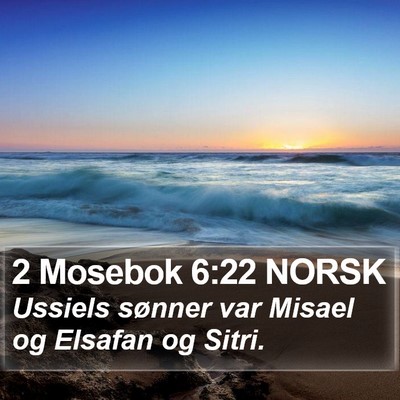 2 Mosebok 6:22 NORSK Bible Verse Image