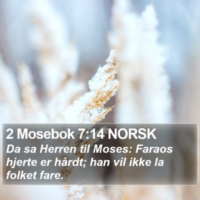 2 Mosebok 7:14 NORSK Bible Verse Image