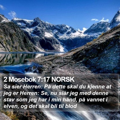 2 Mosebok 7:17 NORSK Bible Verse Image