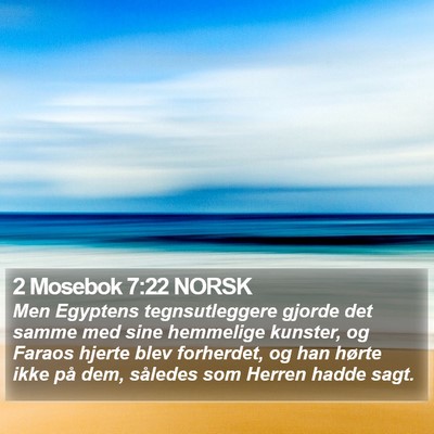 2 Mosebok 7:22 NORSK Bible Verse Image
