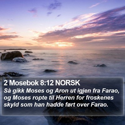 2 Mosebok 8:12 NORSK Bible Verse Image