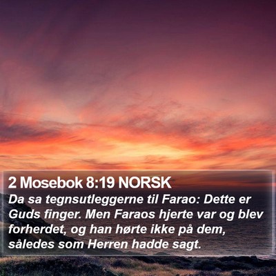 2 Mosebok 8:19 NORSK Bible Verse Image